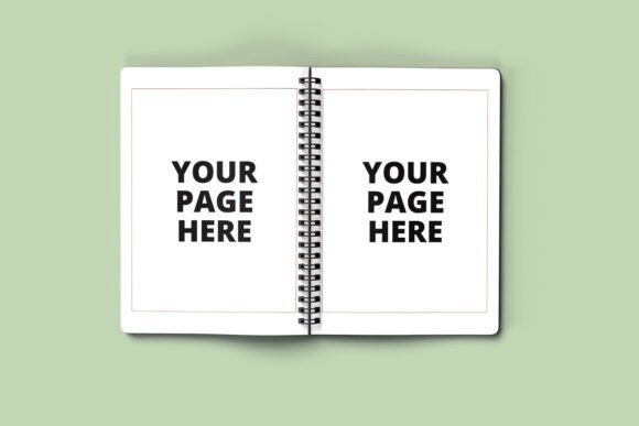 A5 Open Notebook Mockup: Practical Visual Tool