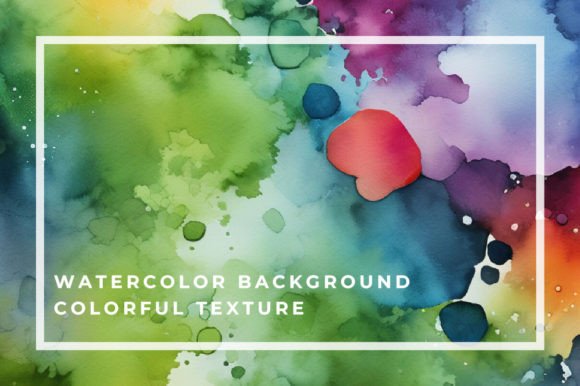 Abstract Watercolor Background Texture