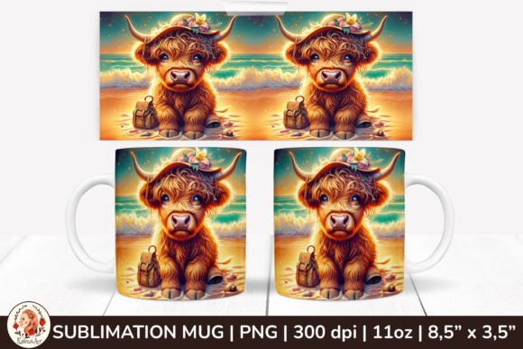 Bringing Beach Days and Barnyard Charm Together with a 3D Beach Mug Featuring Cute Farm Animals