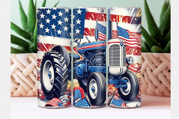 Celebrating Independence Day with Patriotic USA 4th July Tumbler Wrap Designs