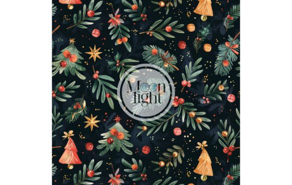 Christmas Seamless Digital Pattern 13: A Versatile Design for Modern Creativity