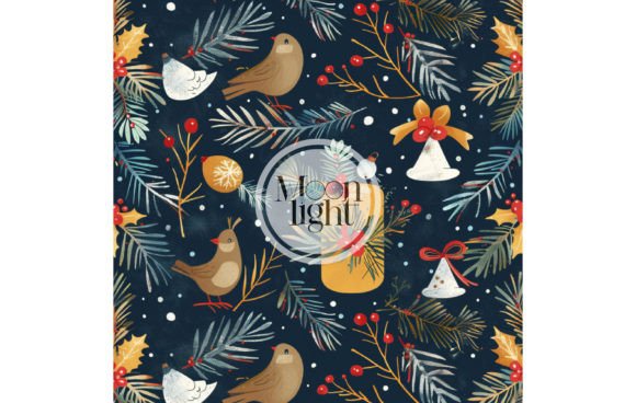 Christmas Seamless Digital Pattern 29: A Versatile Design for Modern Creativity