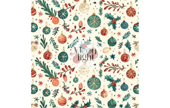 Christmas Seamless Digital Pattern 51: A Versatile Design for Every Holiday Need