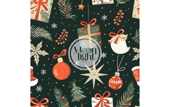 Christmas Seamless Digital Pattern 53: A Versatile Tool for Creative and Professional Use