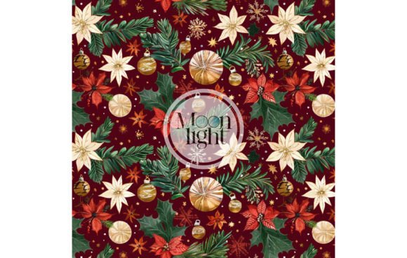 Christmas Seamless Digital Pattern 8: A Modern Design Essential
