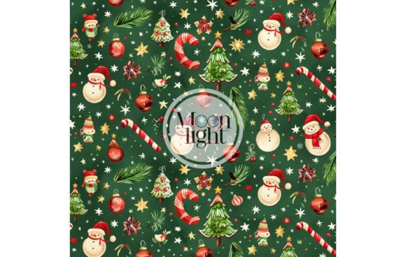 Christmas Seamless Digital Pattern 86