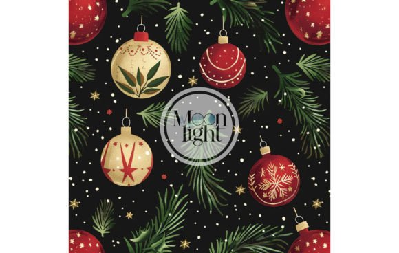 Christmas Seamless Digital Pattern 91: A Versatile Tool for Creative Expression