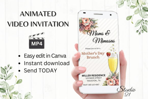 Electronic Mother's Day Brunch Invite: A Modern Way to Celebrate Mom