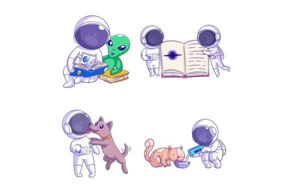 Exploring the Universe of Play: What Cute Astronaut Characters Doing Activities Teach Us About Learning and Imagination