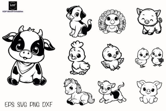 Farm Animals SVG Bundle for Modern Designers