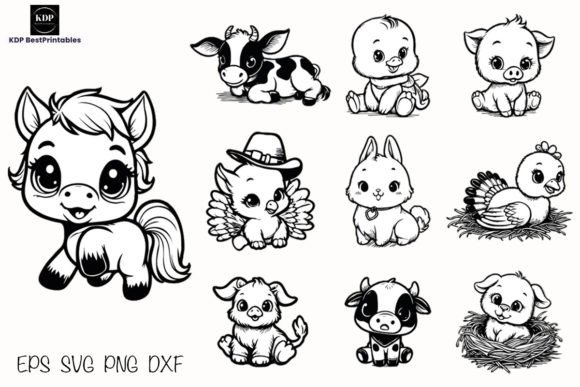 Farm Animals SVG Bundle: Versatile Design Assets for Modern Creators