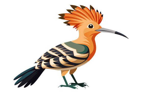 Hoopoe Bird Vector Design: A Natural Icon for Modern Visual Storytelling