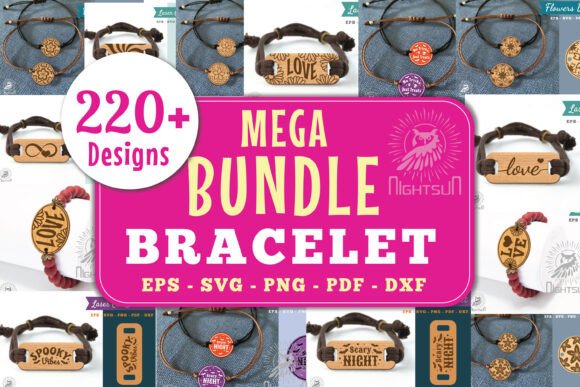 Laser Cut Bracelet Bundle: Design Insights