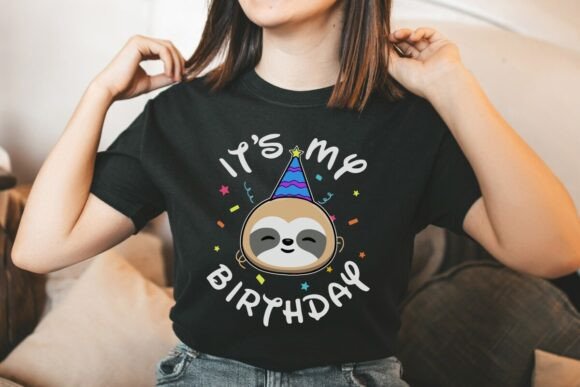 Sloth Birthday T-Shirt Design: Style & Fun