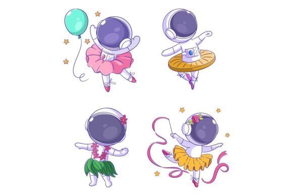 The Joy of Cute Astronaut Dancing, Cartoon Style: More Than Just a GIF