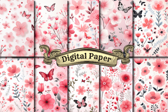 Watercolor Floral Digital Papers for Practical Creative Workflows