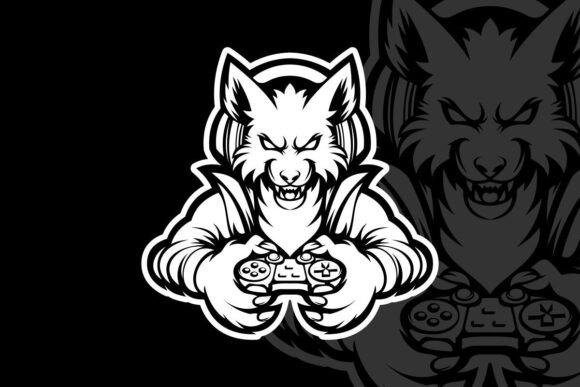 Wolf Mascot Esport Illustration: A Design Asset That Commands Attention